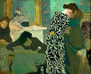 Edouard Vuillard The Flowered Dress oil painting